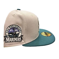 Seattle Mariners Stone Two Tone Christmas Special 30th Aniv Patch Gray UV New Era 59FIFTY Fitted Hat