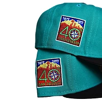 Seattle Mariners Northwest Green "Shining 95" Two Tone 40th Aniv Patch Gray UV 59FIFTY Fitted Hat