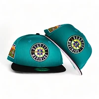 Seattle Mariners Northwest Green "Shining 95" Two Tone 40th Aniv Patch Gray UV 59FIFTY Fitted Hat