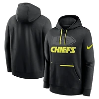 Kansas City Chiefs Nike Black Volt Pullover Hoodie