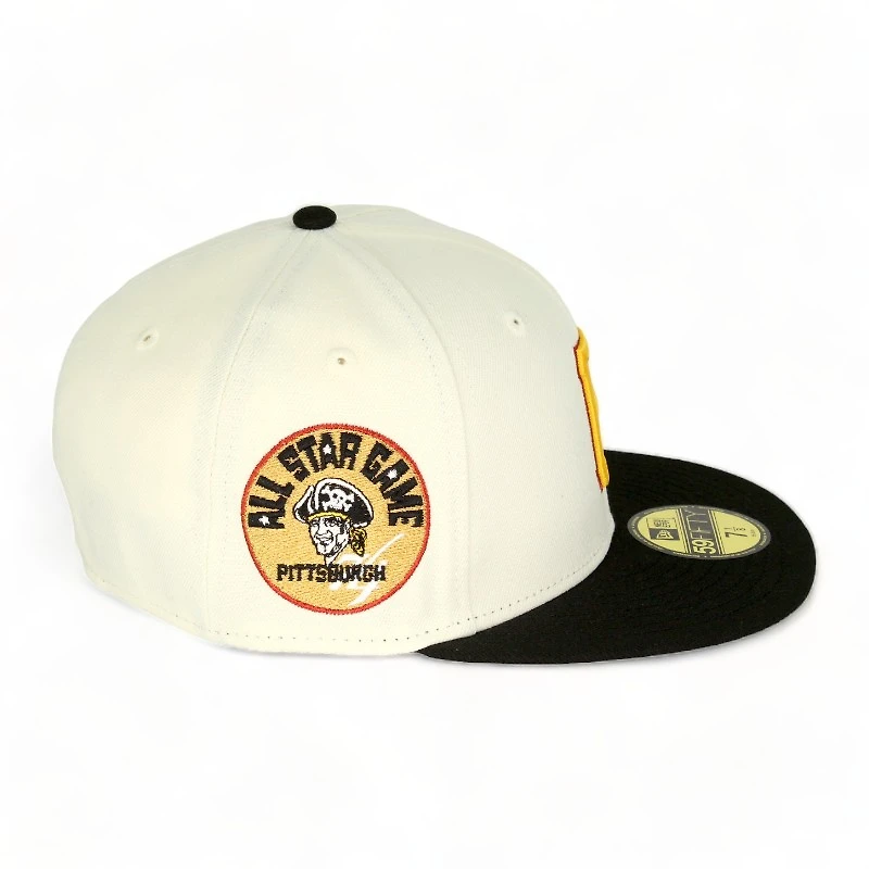 Pittsburgh Pirates Chrome Black 1974 ASG Patch Green UV 59FIFTY Fitted Hat