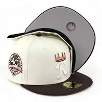 Kansas City Royals Chrome Brown 40th Aniv Patch Gray UV 59FIFTY Fitted Hat