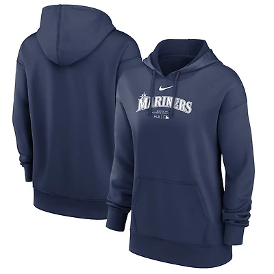 Women's Seattle Mariners Nike Navy Practice Hoodie
