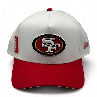 San Francisco 49ers White Pro Image Exclusive New Era 9FORTY A-Frame Snapback