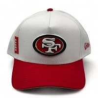 San Francisco 49ers White Pro Image Exclusive New Era 9FORTY A-Frame Snapback