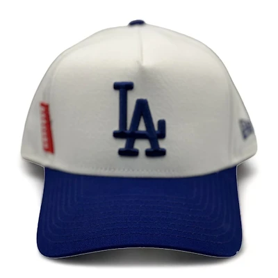 Los Angeles Dodgers White Pro Image Exclusive New Era 9FORTY A-Frame Snapback