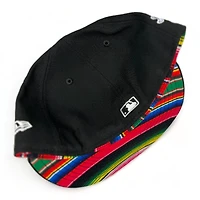 St. Louis Cardinals Black Serape Undervisor and Sweatband Pro Image Exclusive New Era 59FIFTY Fitted Hat