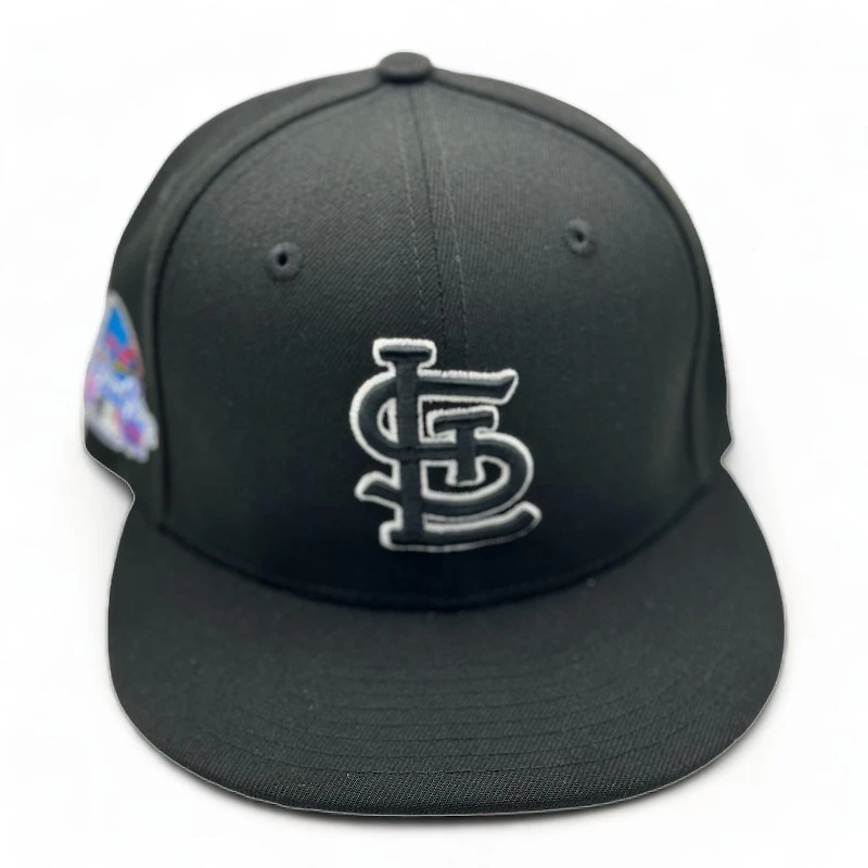 St. Louis Cardinals Black Serape Undervisor and Sweatband Pro Image Exclusive New Era 59FIFTY Fitted Hat
