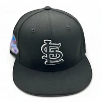 St. Louis Cardinals Black Serape Undervisor and Sweatband Pro Image Exclusive New Era 59FIFTY Fitted Hat