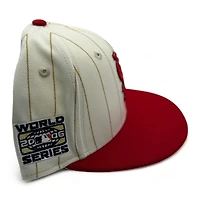 St. Louis Cardinals Chrome Gold Pinstripe Pro Image Exclusive New Era 59FIFTY Fitted Hat