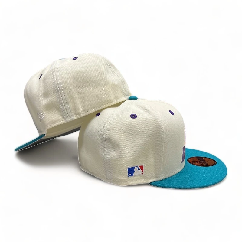 Arizona Diamondbacks Chrome Teal Side Batty Gray UV 59FIFTY Fitted Hat