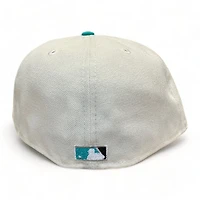 California Angels Chrome Teal 35th Aniv Patch Gray UV New Era 59FIFTY Fitted Hat