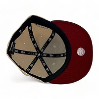 Cincinnati Reds Stone and Graphite "Bonnie & Clyde Pack" 150th Anniversary Patch Gray UV New Era 59Fifty Fitted Hat