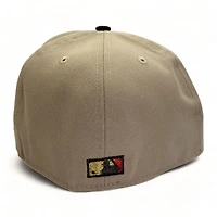 Cincinnati Reds Stone and Graphite "Bonnie & Clyde Pack" 150th Anniversary Patch Gray UV New Era 59Fifty Fitted Hat