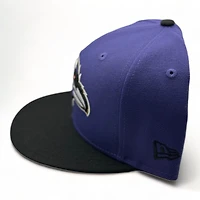 Baltimore Ravens Purple Black Two Tone Basic New Era 9FIFTY Snapback Hat
