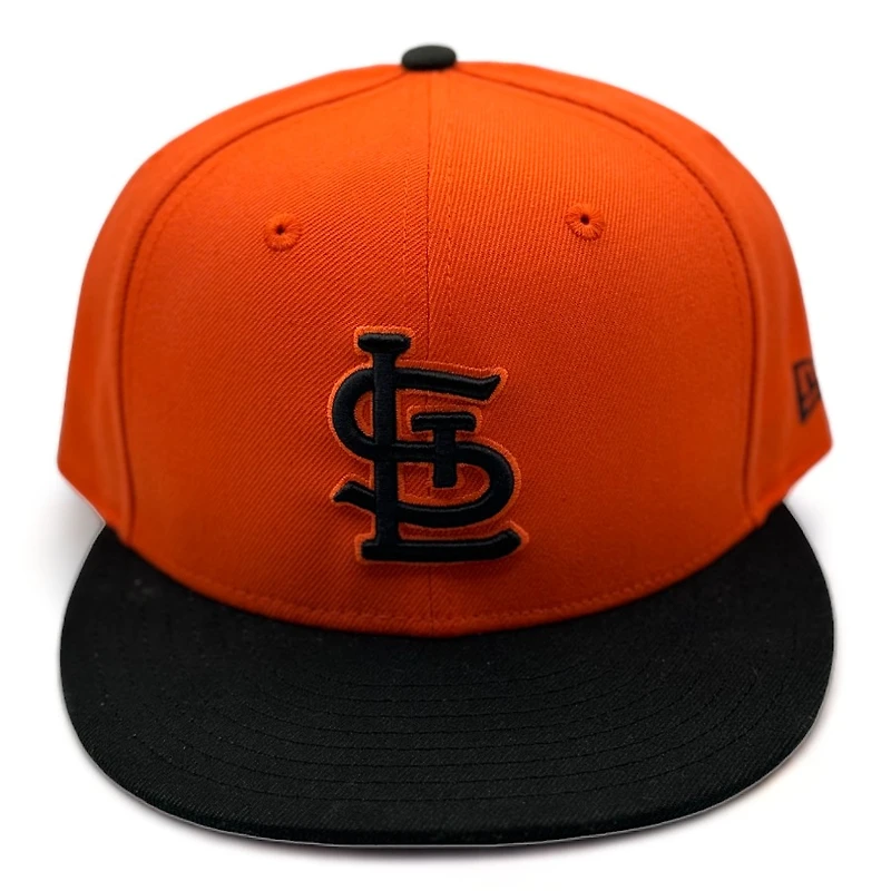 St. Louis Cardinals Orange Black Two Tone Basic New Era 9FIFTY Snapback Hat