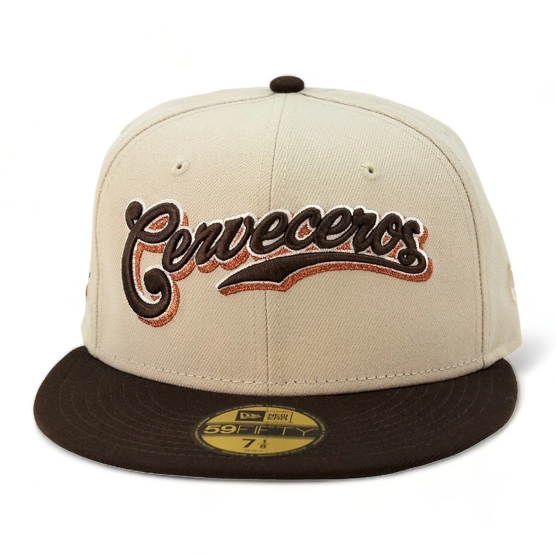 Milwaukee Cerveceros Stone Brown 40th Patch Green UV 59FIFTY Fitted Hat