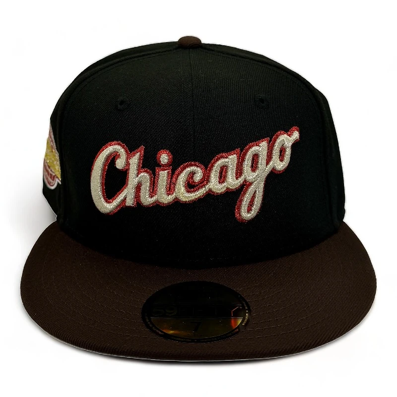 Chicago White Sox Black and Mocha "East Cook Up Pack" 2005 WS Patch Gray UV New Era 59Fifty Fitted Hat