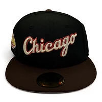 Chicago White Sox Black and Mocha "East Cook Up Pack" 2005 WS Patch Gray UV New Era 59Fifty Fitted Hat