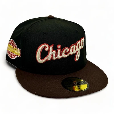 Chicago White Sox Black and Mocha "East Cook Up Pack" 2005 WS Patch Gray UV New Era 59Fifty Fitted Hat