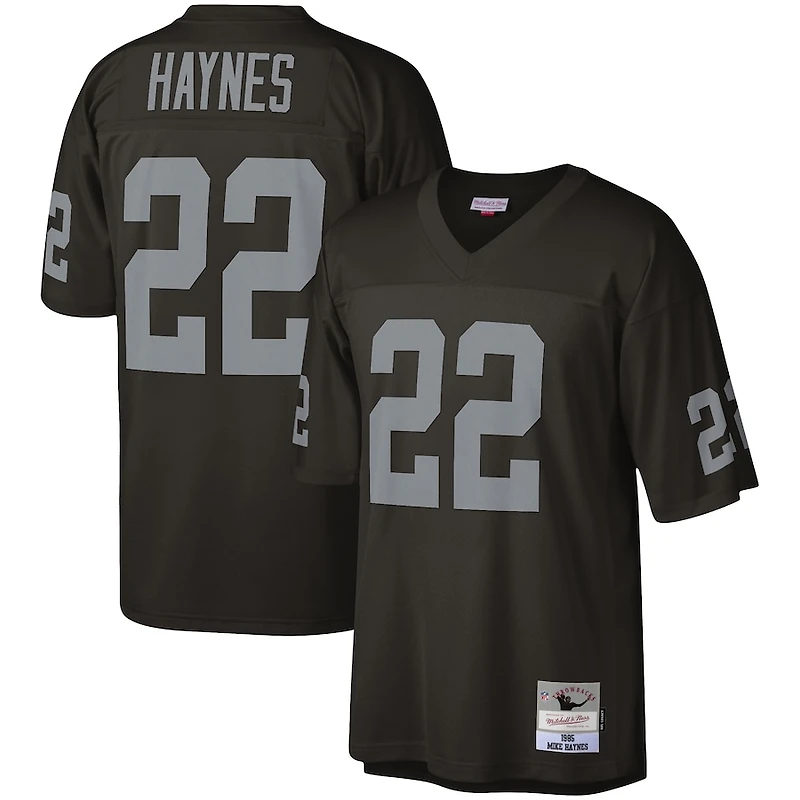 Las Vegas Raiders Mike Haynes 1985 Mitchell & Ness Black Legacy Jersey