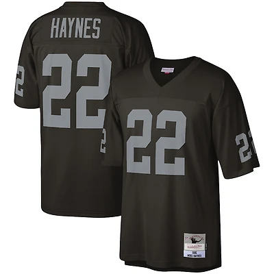 Las Vegas Raiders Mike Haynes 1985 Mitchell & Ness Black Legacy Jersey