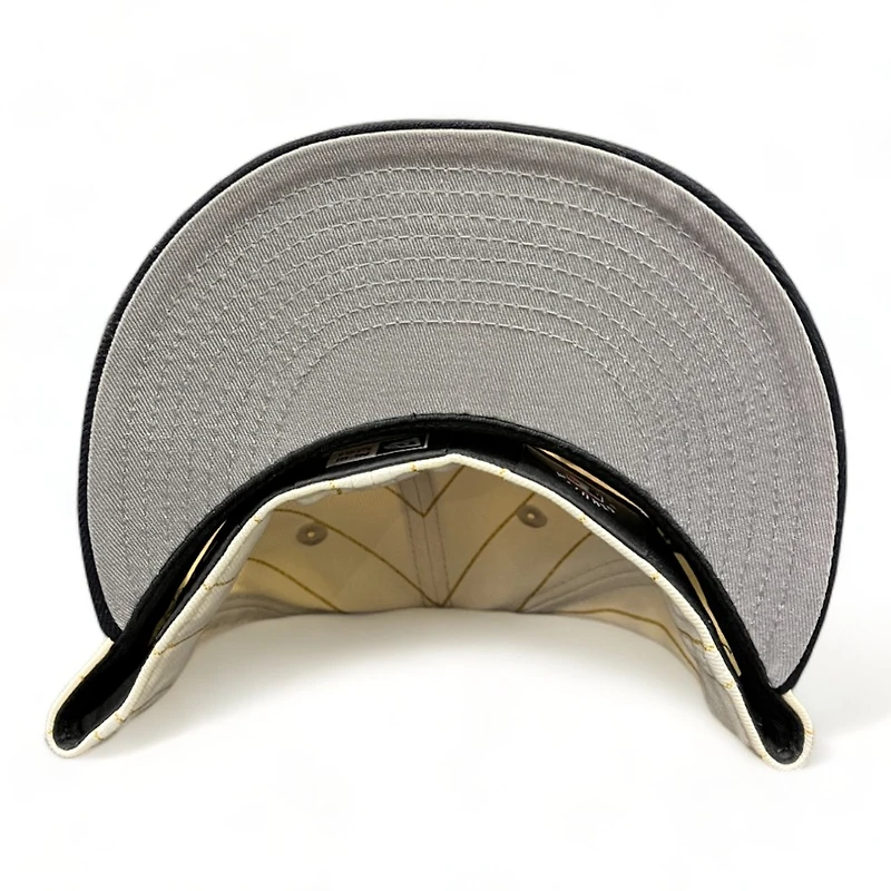 New York Yankees Chrome Gold Pinstripe Pro Image Exclusive Era 59FIFTY Fitted Hat