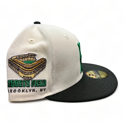 Brooklyn Dodgers Chrome Black Color Splash Pack 2022 Ebbets Field Patch Green UV New Era 59FIFTY Fitted Hat