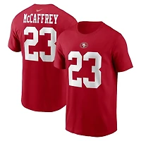 Youth San Francisco 49ers Christian McCaffrey Red Nike Player Name & Number Shirt