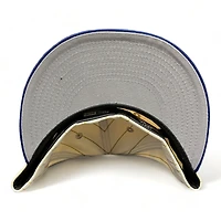 Texas Rangers Chrome Gold Pinstripe Pro Image Exclusive New Era 59FIFTY Fitted Hat