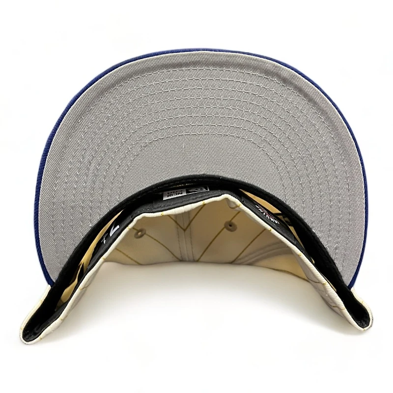 Los Angeles Dodgers Chrome Gold Pinstripe Pro Image Exclusive New Era 59FIFTY Fitted Hat