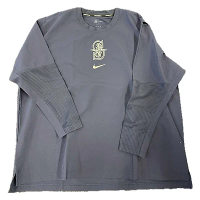 Seattle Mariners Navy Nike Pullover Sweatshirt