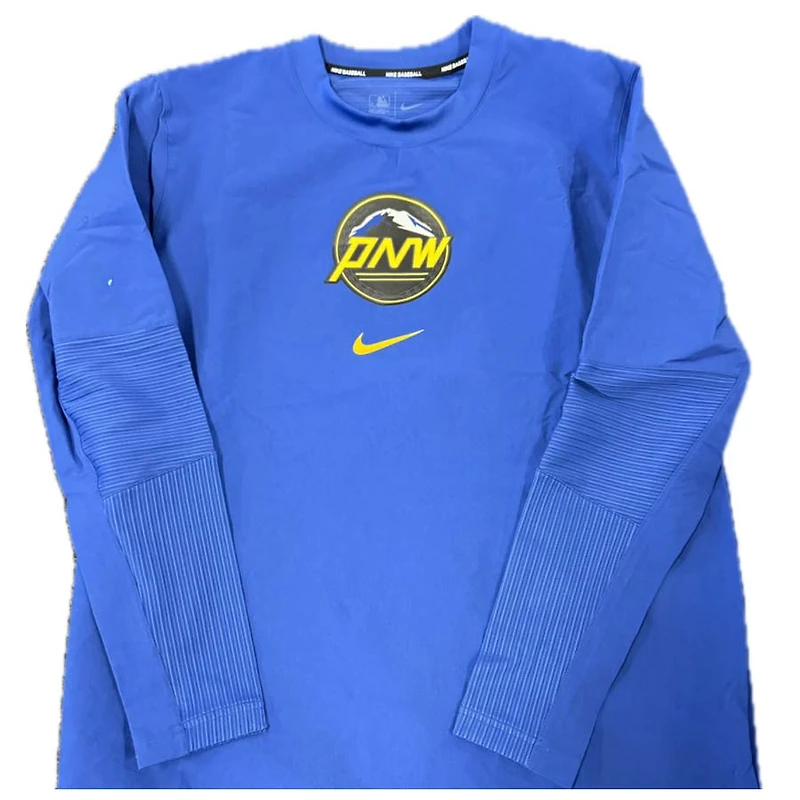 Seattle Mariners Royal Blue PNW City Connect Nike Pullover Sweatshirt