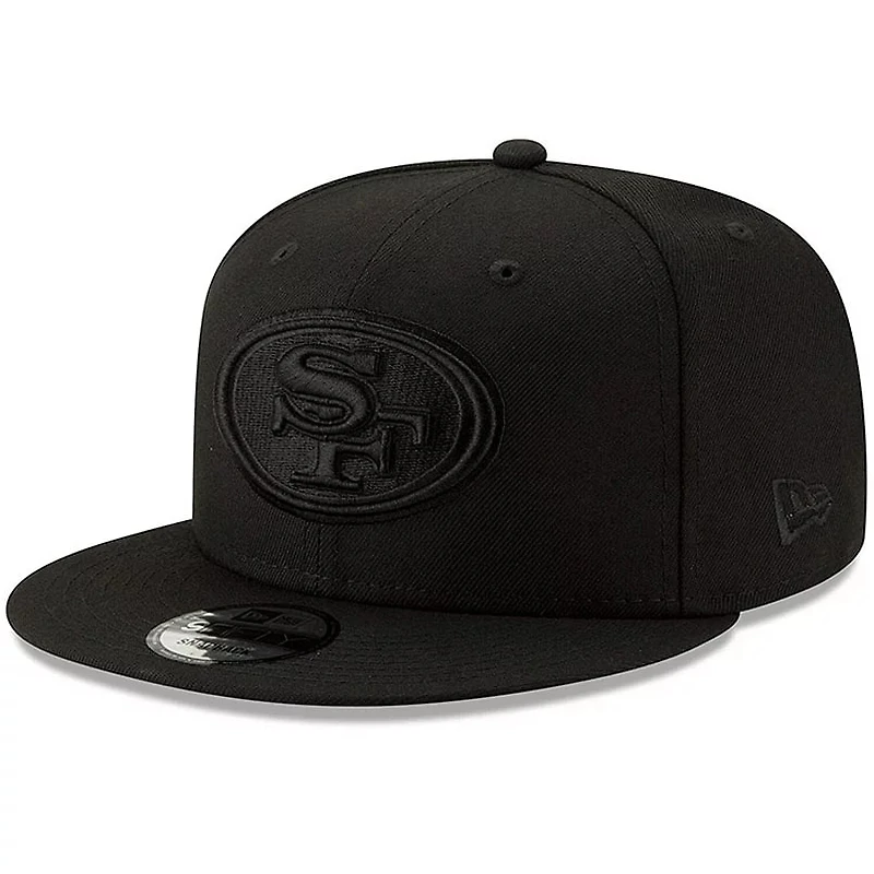 San Francisco 49ers Black on Black Basic NFL New Era 9FIFTY Snapback Hat