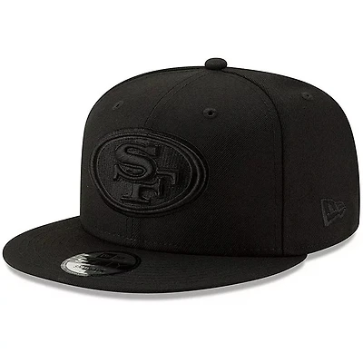 San Francisco 49ers Black on Black Basic NFL New Era 9FIFTY Snapback Hat