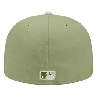 Los Angeles Dodgers Green Thermal Front 60th Aniv Patch Gray UV New Era 59FIFTY Fitted Hat