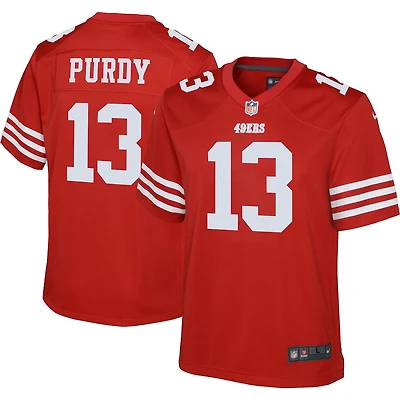 Youth San Francisco 49ers Brock Purdy Scarlet Red Nike Game Jersey