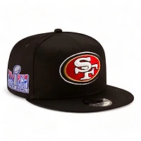 San Francisco 49ers Super Bowl LVIII Side Patch New Era 9FIFTY Snapback Hat