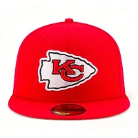Kansas City Chiefs Red Super Bowl LVIII Side Patch NFL New Era 59FIFTY Fitted Hat