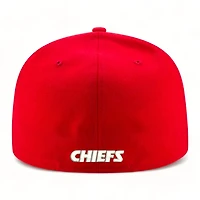 Kansas City Chiefs Red Super Bowl LVIII Side Patch NFL New Era 59FIFTY Fitted Hat