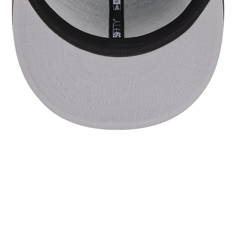 San Francisco Giants Metallic Camo 60th Aniv Patch Gray UV New Era 59FIFTY Fitted Hat