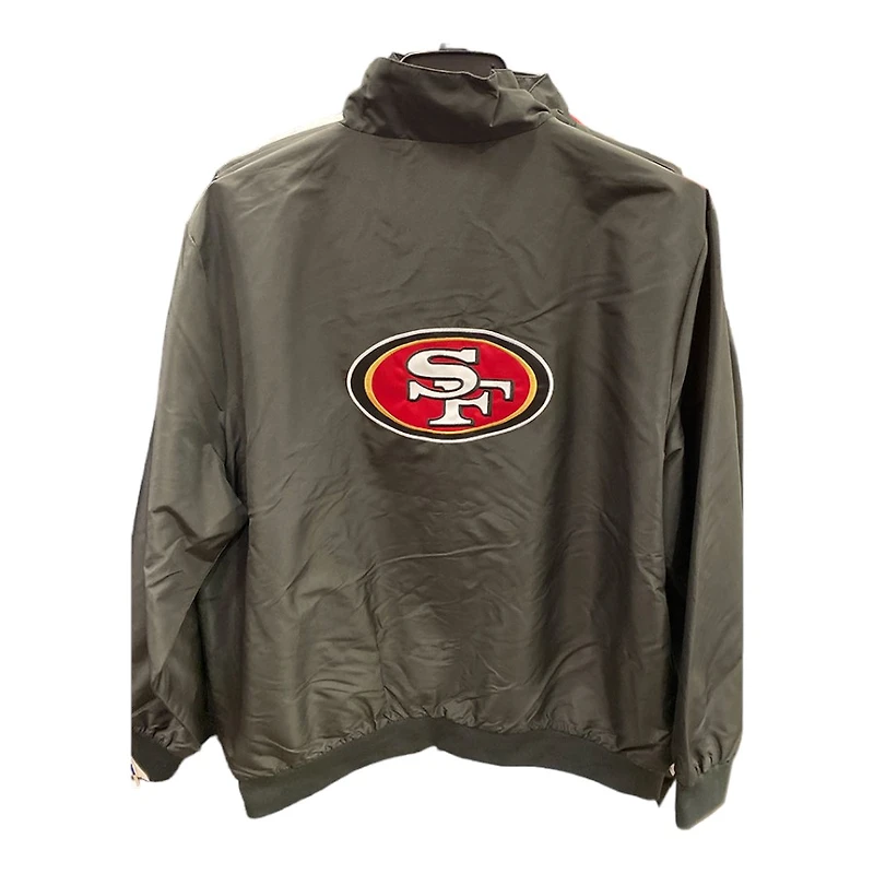 San Francisco 49ers Black Full Zip Lightweight Jacket