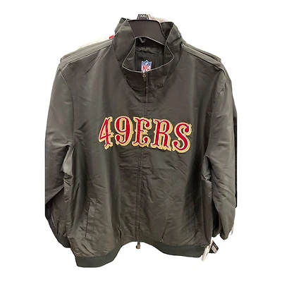 San Francisco 49ers Black Full Zip Lightweight Jacket