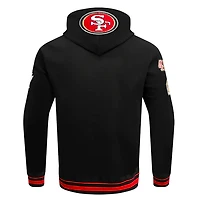 San Francisco 49ers Pro Standard Black Mashup Rib Hoodie