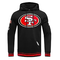 San Francisco 49ers Pro Standard Black Mashup Rib Hoodie