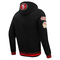 San Francisco 49ers Pro Standard Black Mashup Rib Hoodie