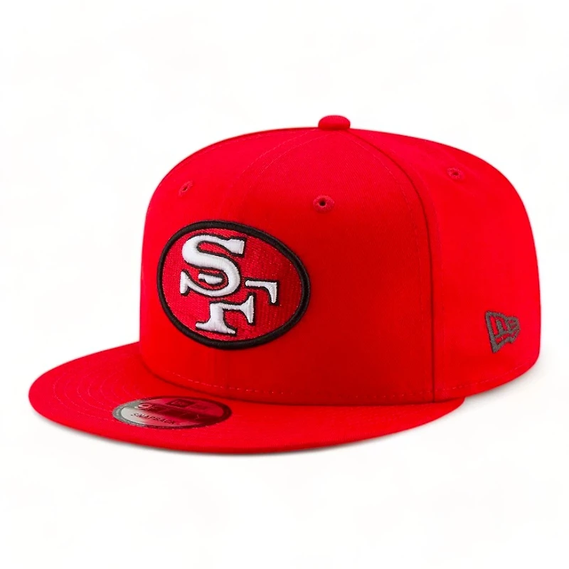 San Francisco 49ers Red Throwback NFL New Era 9FIFTY Adjustable Snapback Hat