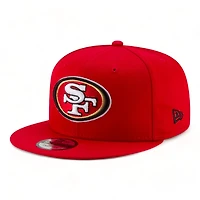 San Francisco 49ers Red Super Bowl LVIII Side Patch New Era 9FIFTY Snapback Hat