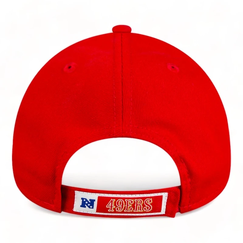 San Francisco 49ers Red Super Bowl LVIII Side Patch New Era 9FORTY Adjustable Hat