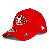 San Francisco 49ers Red Super Bowl LVIII Side Patch New Era 9FORTY Adjustable Hat